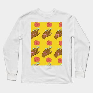 Henna art pattern Long Sleeve T-Shirt